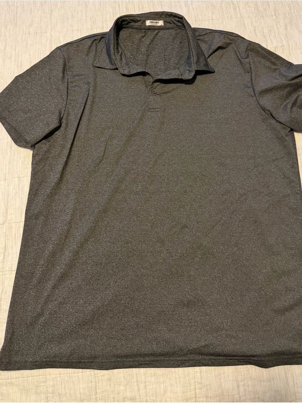 Men's Dark Gray Polo Shirt